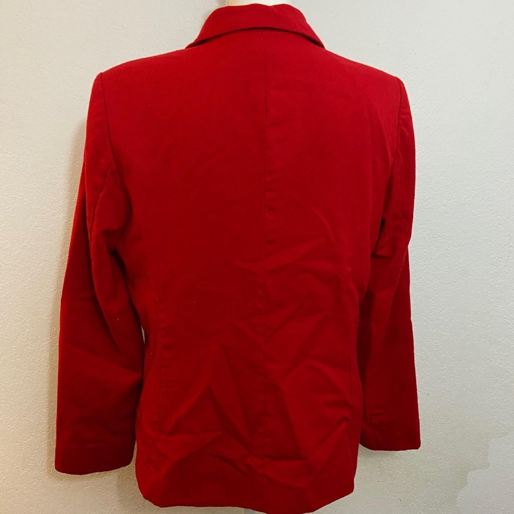 Pendleton Blazer Jacket Red Size 12 - image 2